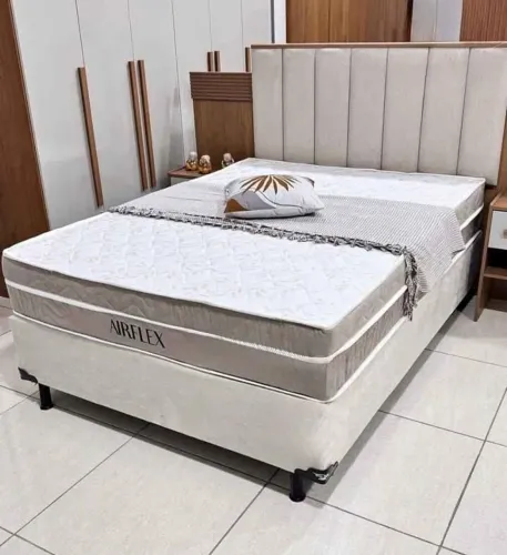 Cama Baú de viúva D33 Molas ensacada - pague na en