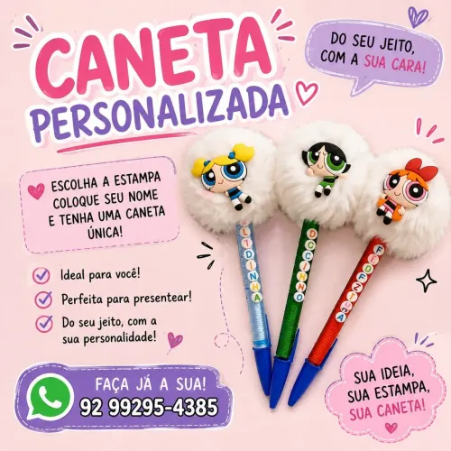 Vendo caneta personalizada com seu estilo
