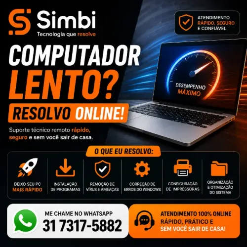 Resolvo Problemas no Seu PC Sem Você Sair de Casa