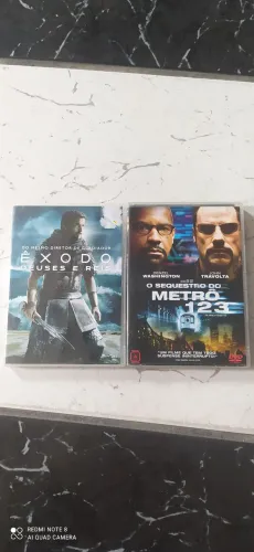 2 dvds Êxodo deuses e reis o sequestro do metrô 123