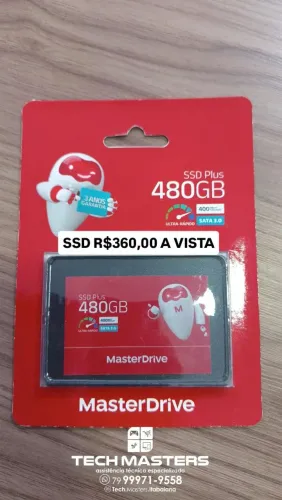 Ssd 480gb com garantia de 3 meses