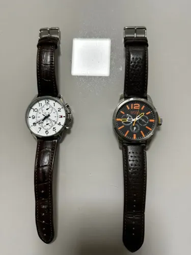 02 Relógios - 1 Hugo Boss e 1 Tommy Hilfiger