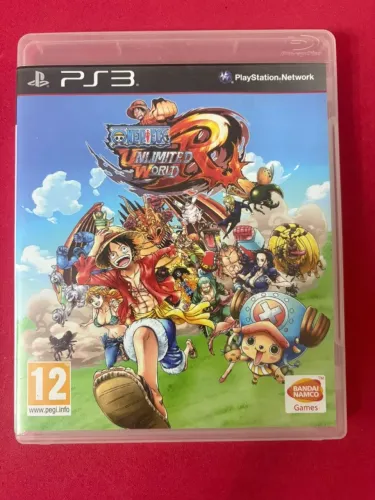 Jogo One Piece Unlimited World Red PS3 Mídia Física Original Impecável Usado