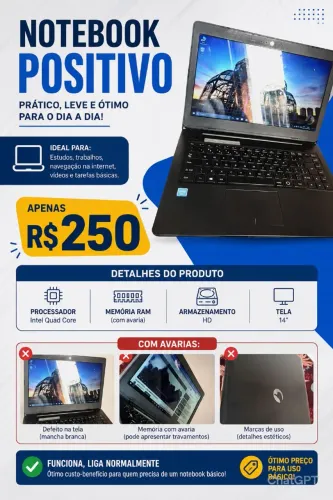 Notebook Positivo