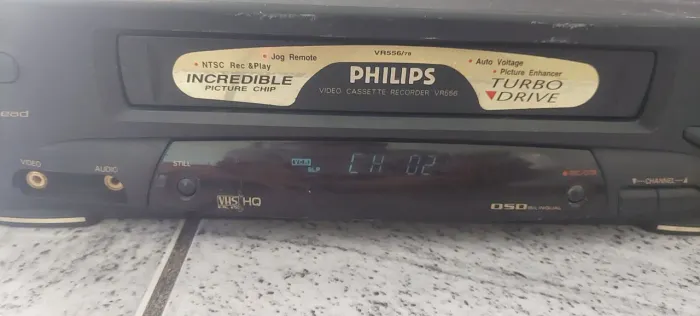 vídeo cassete philips vr556 4 head turbo drive funcionando perfeitamente k7 funcionando