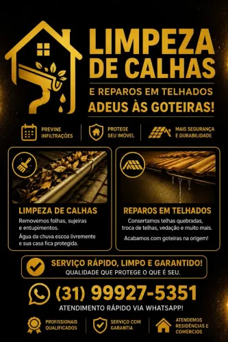 Manutenção em telhado