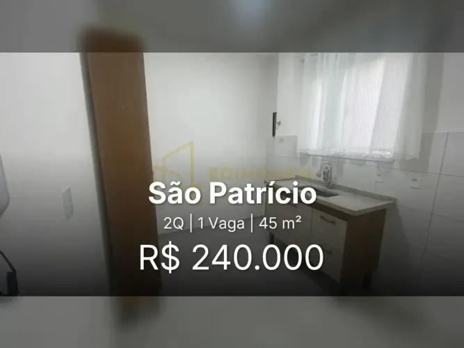 São Patrício: Venha Conhecer Seu Apartamento com 2 Quartos e Segurança 24h!