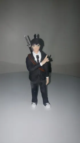 Boneco Aki Hayakawa - Chainsaw Man (Feito à Mão / Biscuit)