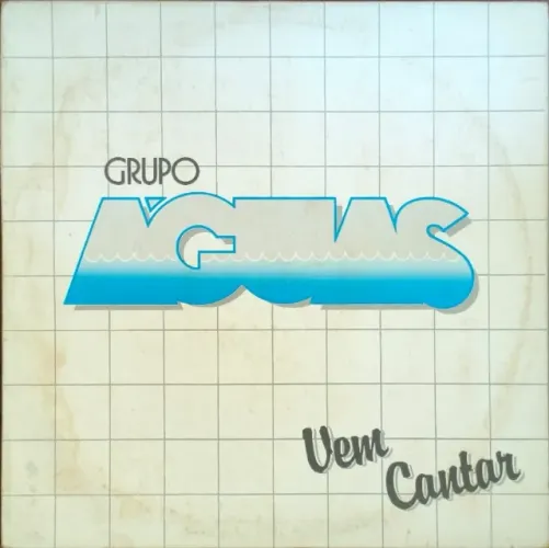 Lp Disco De Vinil Gospel Evangélico Grupo Águas - Vem cantar - com encarte