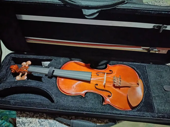 Violino com espaleira