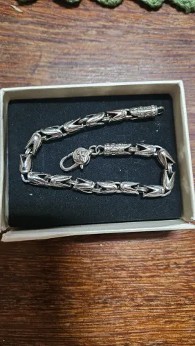 Pulseira aço escovado