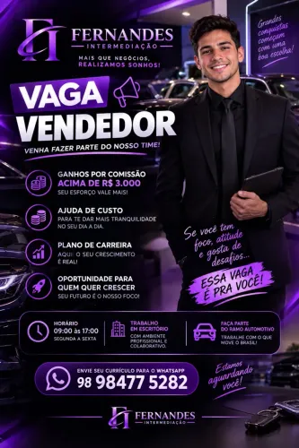Vaga vendedor