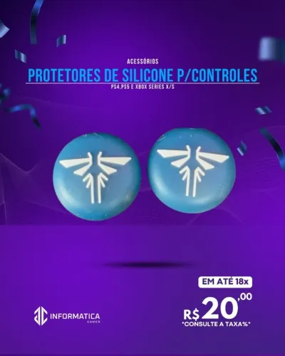 ACESSÓRIO PROTETORES DE SILICONE P/CONTROLE