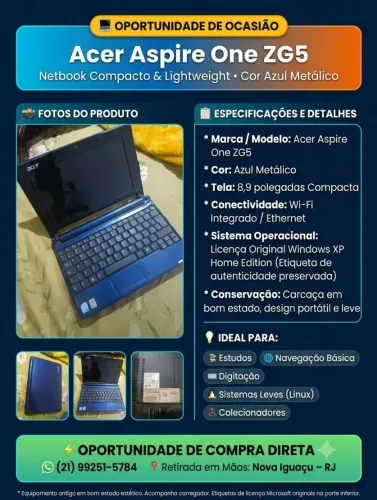 Netbook acer aspire One