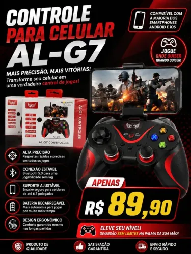 Controle pra celular