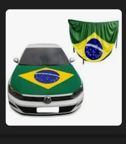 Temos bandeira do Brasil para capô do carro 