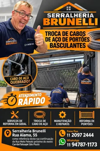 Reparo de portas de aço
