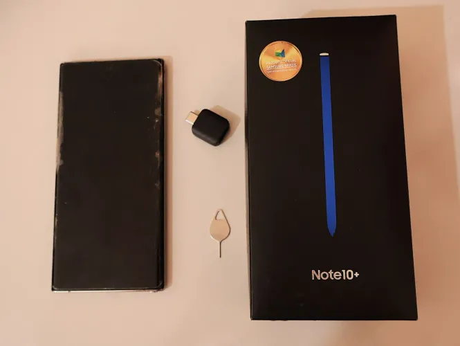 Galaxy note 10 plus 256gb prata