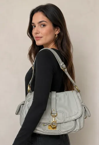 Bolsa marc jacobs original cinza