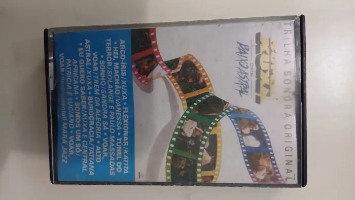 Fita k7 trilha sonora filme super xuxa contra o baixo astral usado