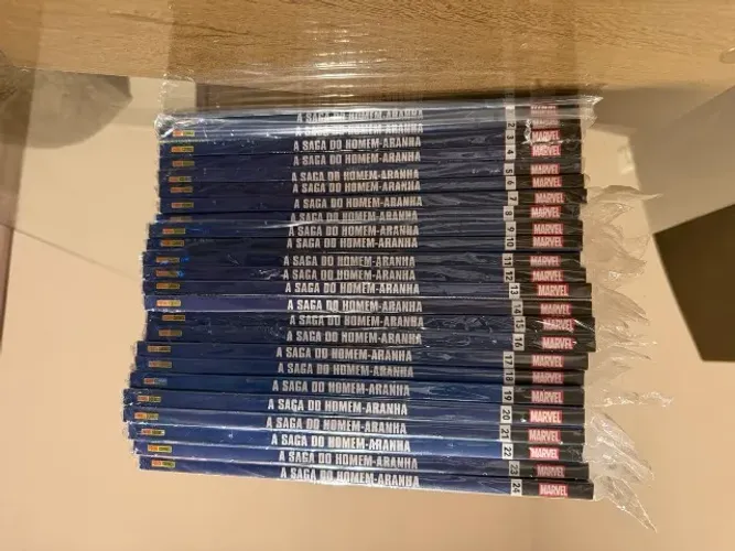 A Saga do Homem-Aranha Panini ! Coleção Completa 1 a 24 - Primeira temporada! 17 Lacrados!