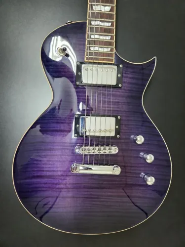 Guitarra ESP LTD EC-256FM Purple Flamed Burst ano 2022