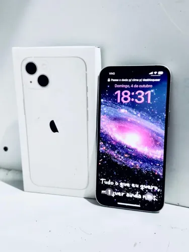 iPhone 13 128gb Branco com 86% de saúde bateria 