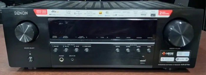 O Receiver Denon AVR-S770H 8K/4k 7.2