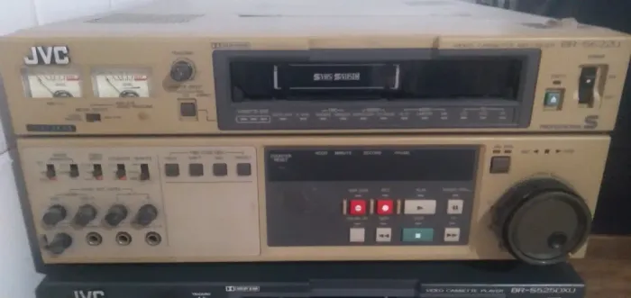 gravador/reprodutor de videocassete profissional