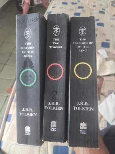 Trilogia Senhor dos Anéis em inglês para colecionador