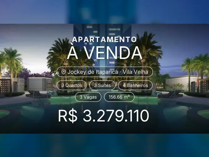 Seu novo lar no Jockey: Luxuoso Apartamento de 3 Suítes em Vila Velha