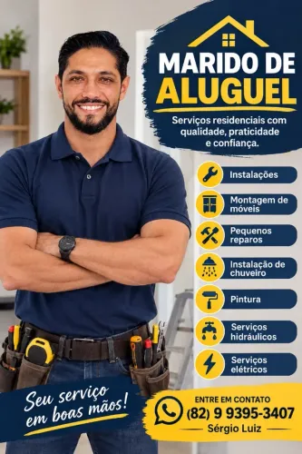 ?Marido de Aluguel em Maceió | Reparos | Instalações | Montagem | Pintura ?