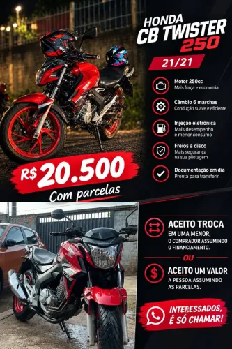 Honda CB Twister/flexone 250cc 2021