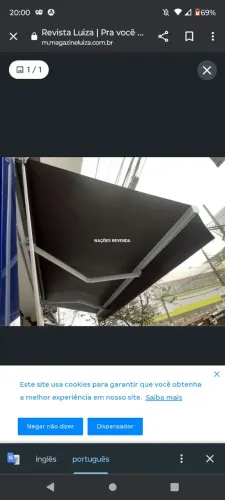 Toldo articulado automatizado 