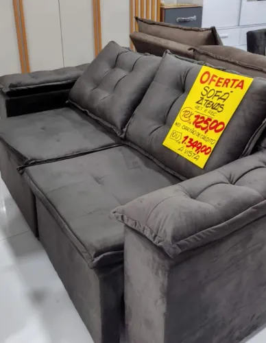 Sofá Retrátil e Reclinável - Entrega grátis