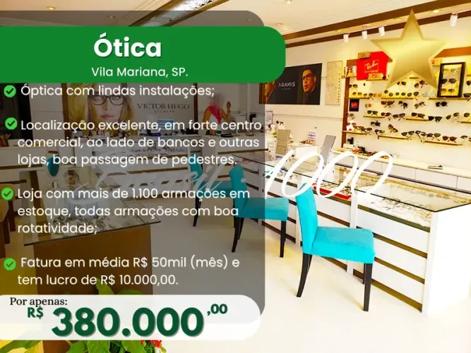 Ótica na Vila Mariana, SP. (Cod. 110383)