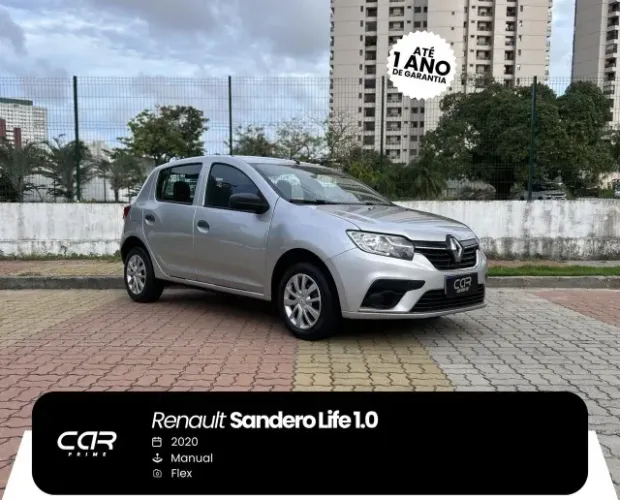 Renault Sandero Life Flex 1.0 12V 5P Mec. 2020