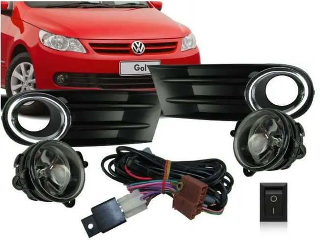 Kit Farol Milha Gol Voyage Saveiro G5