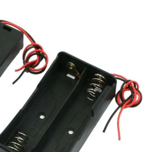 COD-CP174 Suporte Para Bateria 2x 18650 Arduino Automação Robotica