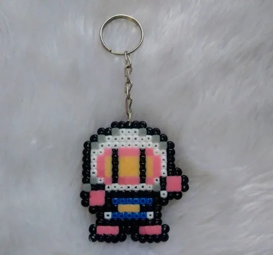 Chaveiro em pixel art -  Bomberman