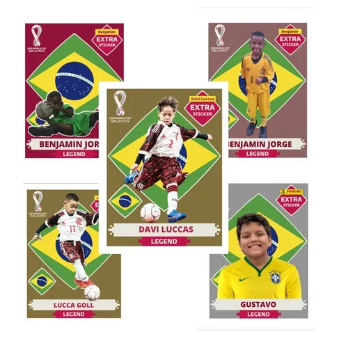 Figurinhas Personalizadas do Álbum da Copa
