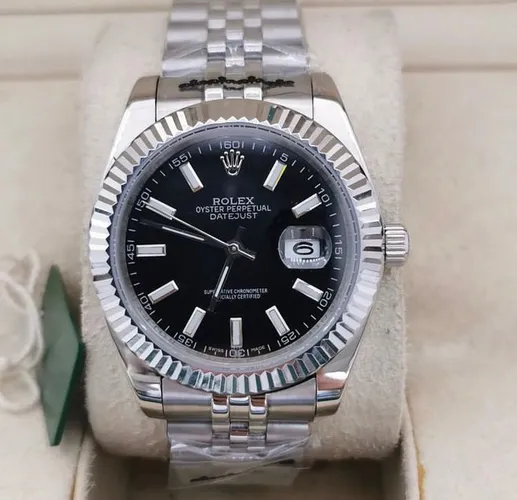 Relógio Rolex DateJust Jubilee Preto 41mm Novo