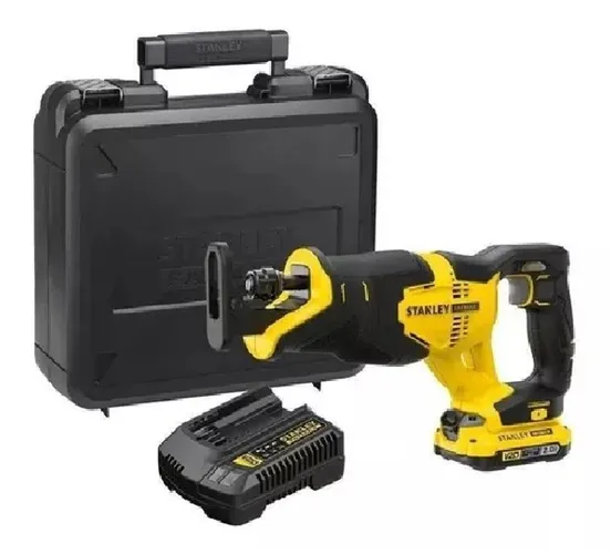 Serra Sabre A Bateria 20v Scr300d1k Stanley Carreg. E Maleta