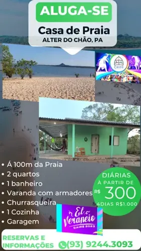 Aluga se casa em alter do chão 