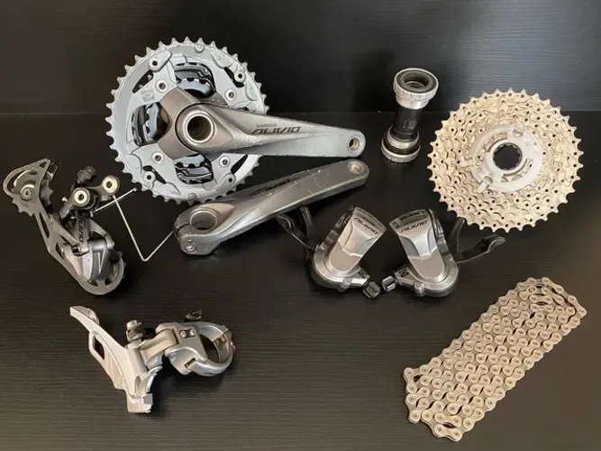 Relação Shimano Alívio M4000 27v completa
