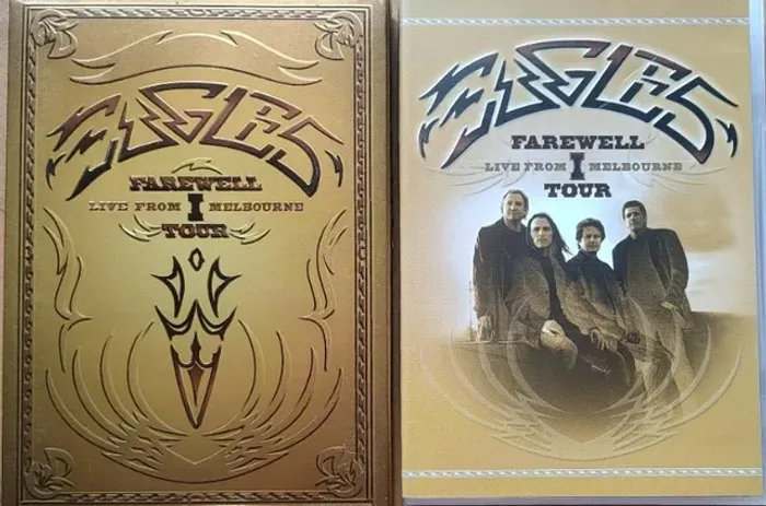 Eagles Farewell Live From Melbourne Tour 2 Dvd's + Luva usado