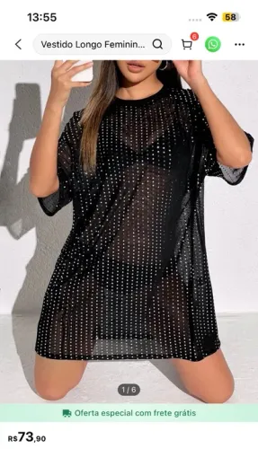 Vendo vestido (estilo camisão).