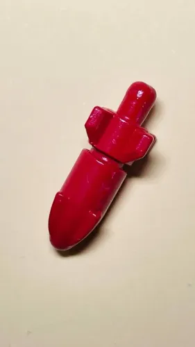 JLU - mini foguete acessório do Rocket Red - 2 cm p/ boneco da coleção da Liguinha