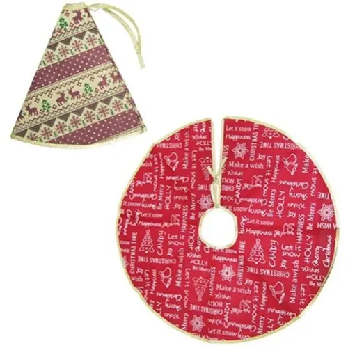 Saia P/arvore Natal Nt19017 Estampada Com Vies