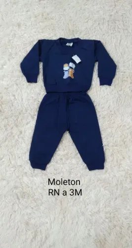 Conjunto moleton ou de frio para bebê
